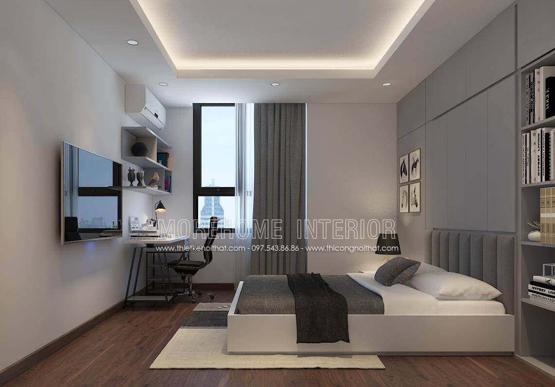 Giường ngủ chung cư hiện đại Giường ngủ chung cư hiện đại