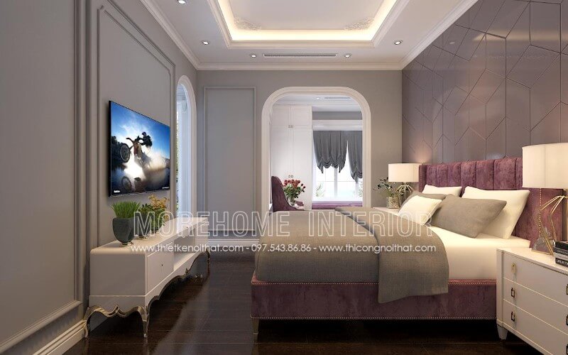 Giường ngủ biệt thự Giường ngủ biệt thự