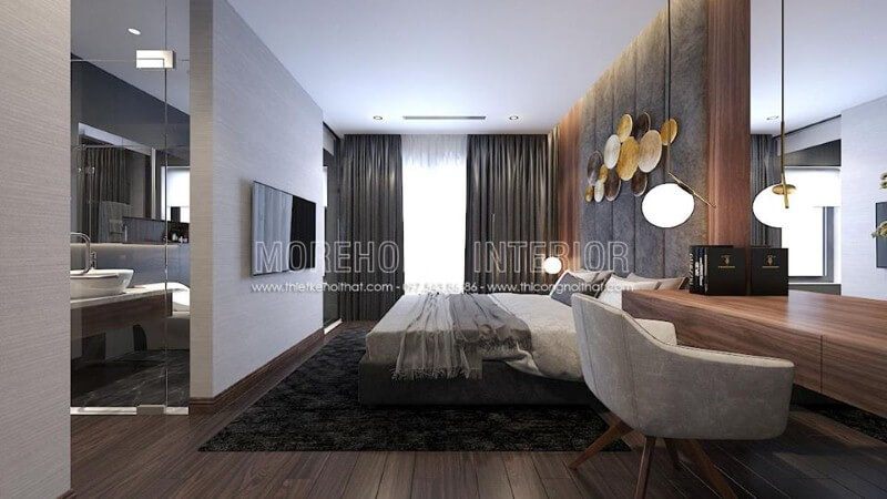 Thiết kế nội thất phòng ngủ khép kín hiện đại sang trọng là một trong những xu thế thiết kế nổi bật nhất hiện nay.