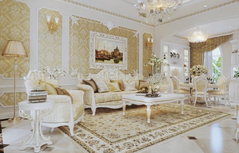 Trang trí phòng khác ấn tượng, các đường nét trạm khắc nhẹ nhàng trên từng chi tiết nội thất đồ gỗ cùng đồ decor trang trí đẹp mắt đều trở thành những điểm nhấn vô cùng cuốn hút