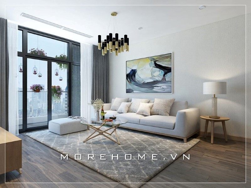 Ngắm nhìn mẫu thiết kế phòng khách chung cư đẹp mới lạ và hiện đại sẽ giúp gia chủ thể hiện được vị thế của mình.