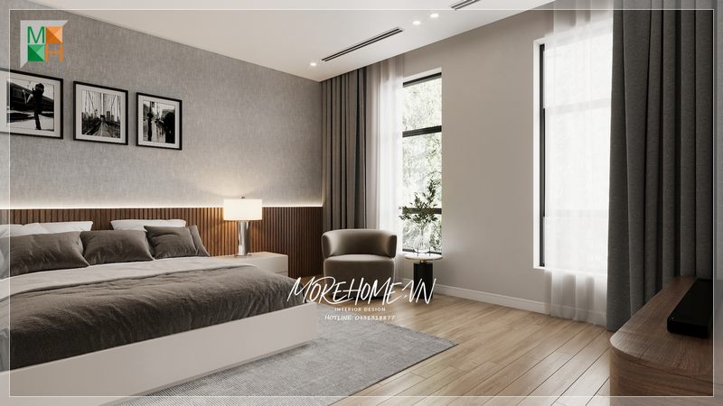 Không gian phòng ngủ đẹp và ấn tượng khiến người ta mê mẩn, đồng thời cũng cung cấp cho gia đình Việt một nơi thuận lợi để nghỉ ngơi.
